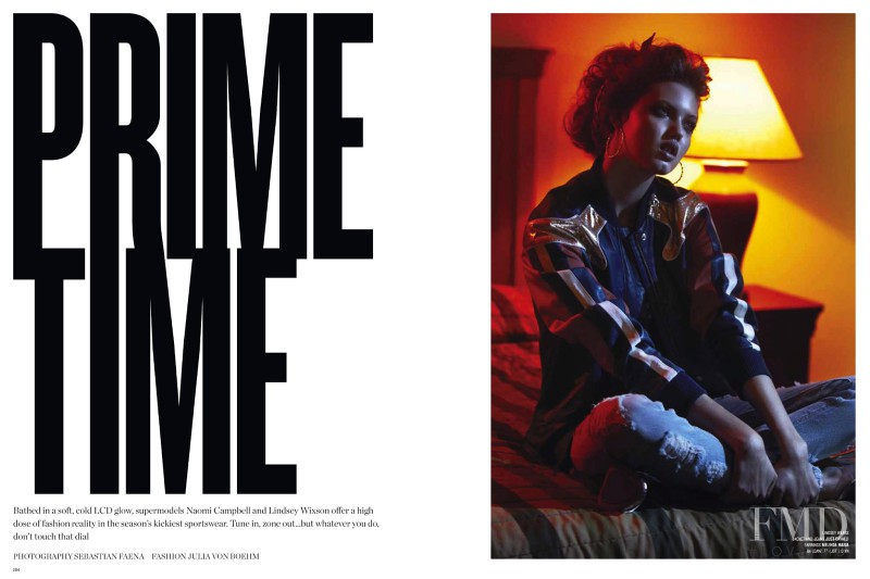 Lindsey Wixson featured in Prime Time, March 2013