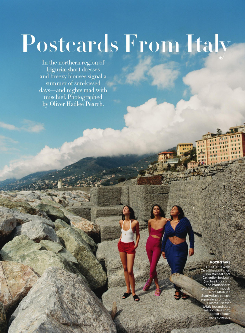 Vittoria Ceretti featured in Postcards From Italy, June 2023