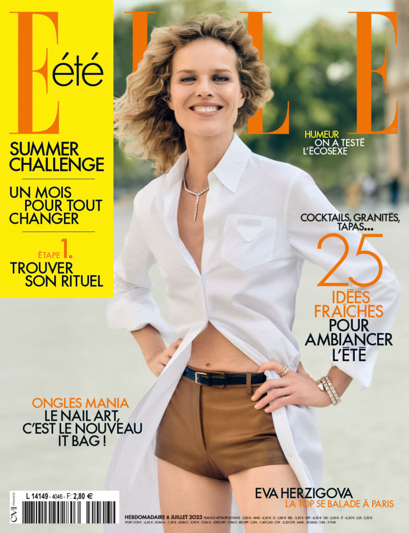 Eva Herzigova featured in All About Eva, July 2023