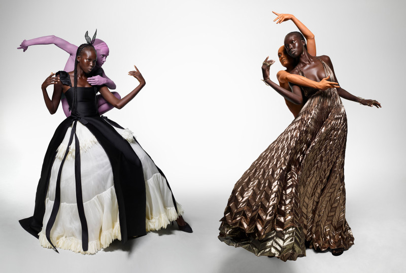 Ajok Madel featured in The Surreal World: This Season\'s Couture Is Just Like Magic, December 2021