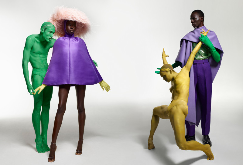 Ajok Madel featured in The Surreal World: This Season\'s Couture Is Just Like Magic, December 2021