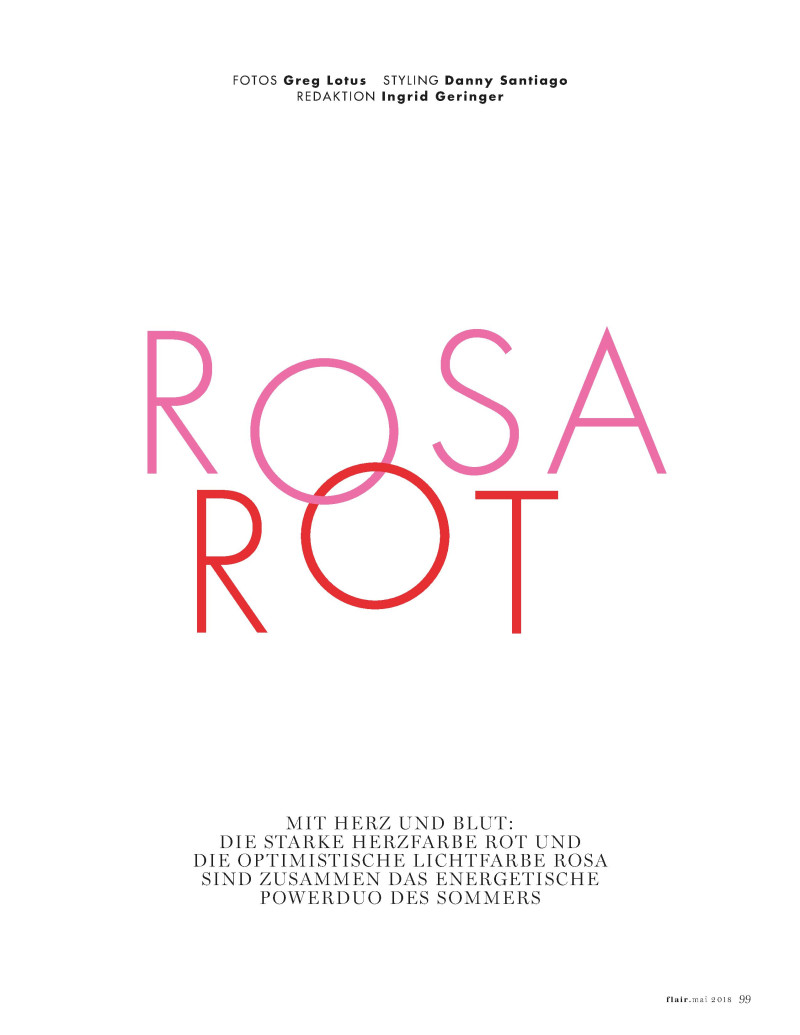 Rosa Rot, May 2018