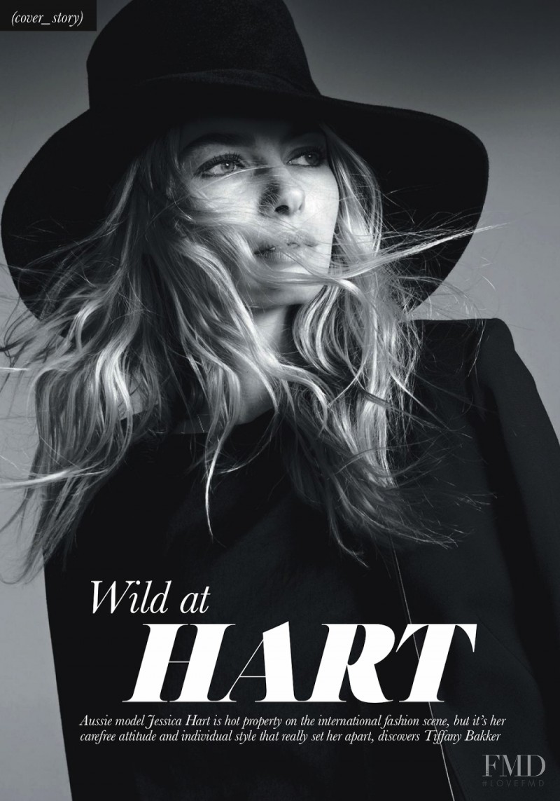 Jessica Hart featured in Wild At Hart, April 2013