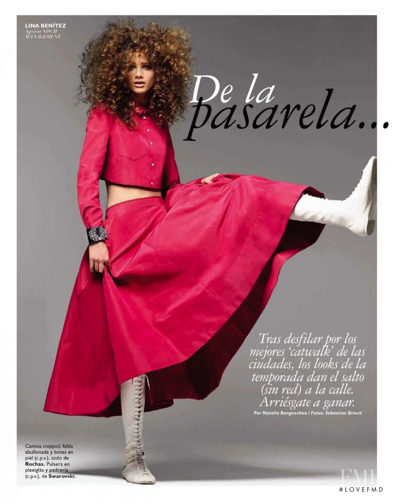 Lina Benitez featured in De La Pasarela..., April 2013