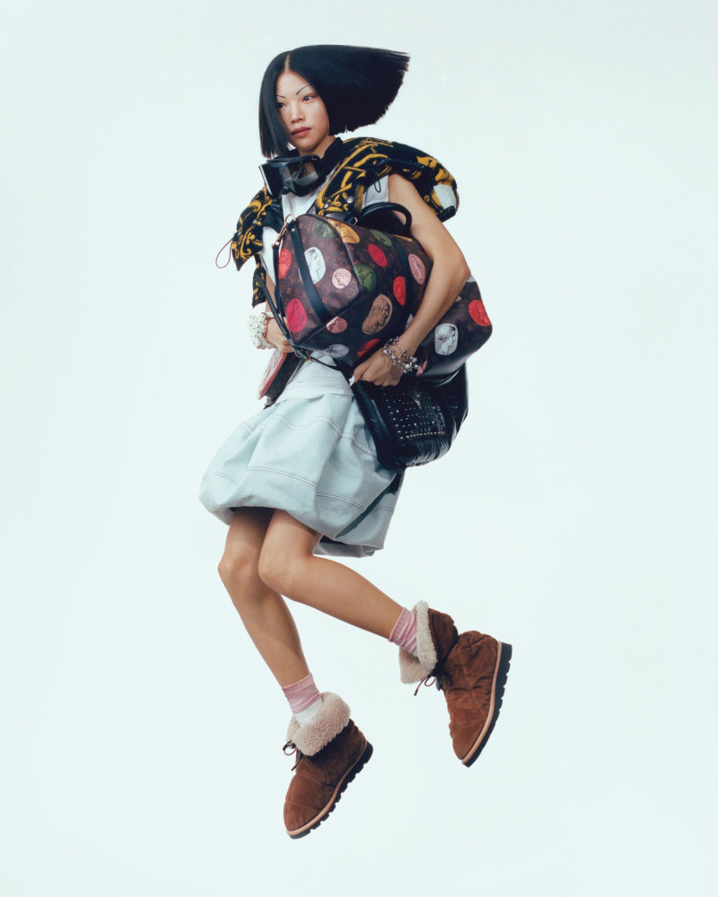 Xue Huizi featured in Louis Vuitton Takes Seven Different Forms Inside CR Parade, September 2021