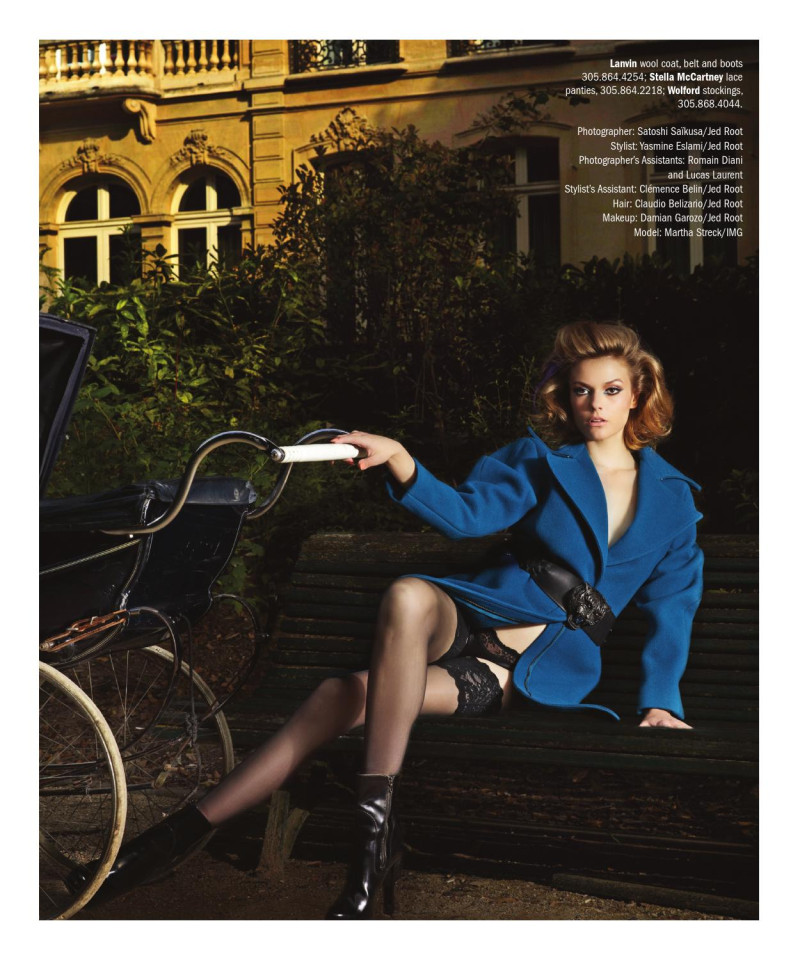 Martha Streck featured in Bébé On Board, September 2012