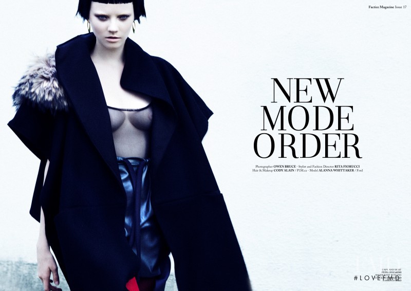 Alanna Whittaker featured in New Mode Order, February 2013