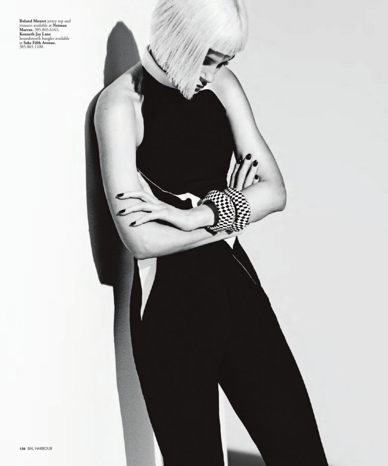 Jessica Stam featured in Op Art, February 2013