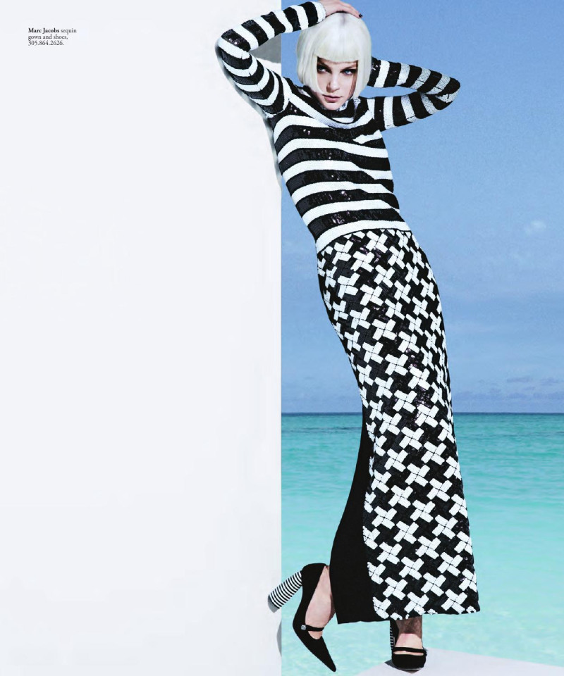 Jessica Stam featured in Op Art, February 2013