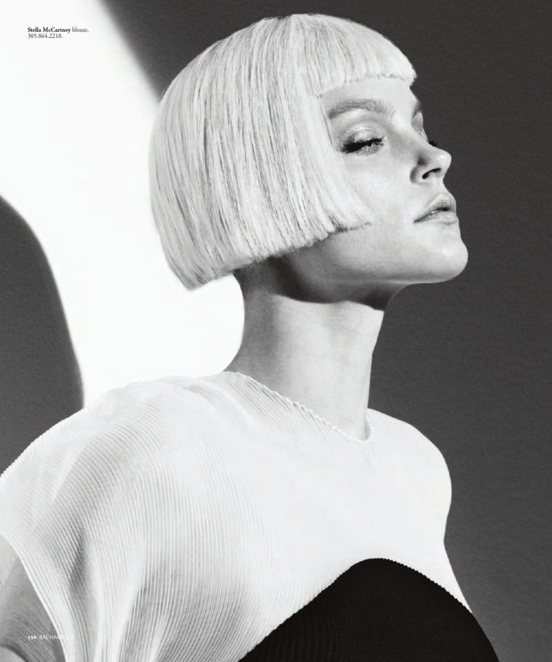 Jessica Stam featured in Op Art, February 2013