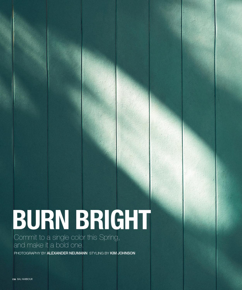 Paulina Panas featured in Burn Bright, February 2014
