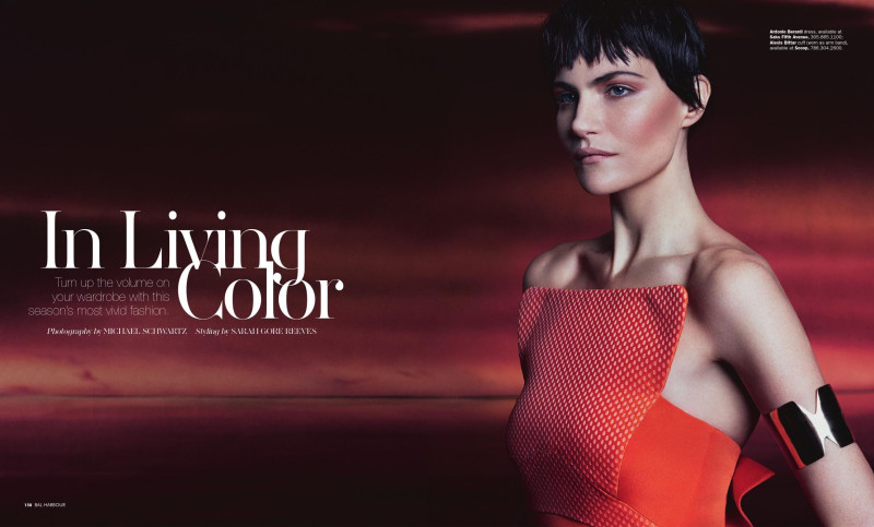 Missy Rayder featured in In Living Color, February 2015