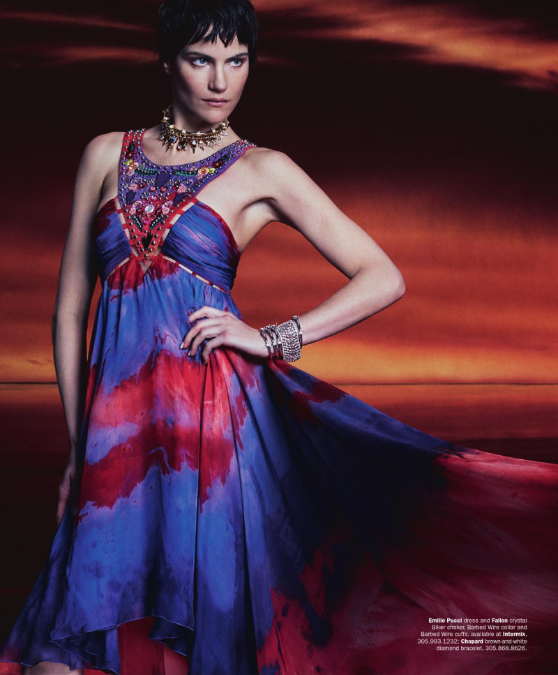 Missy Rayder featured in In Living Color, February 2015