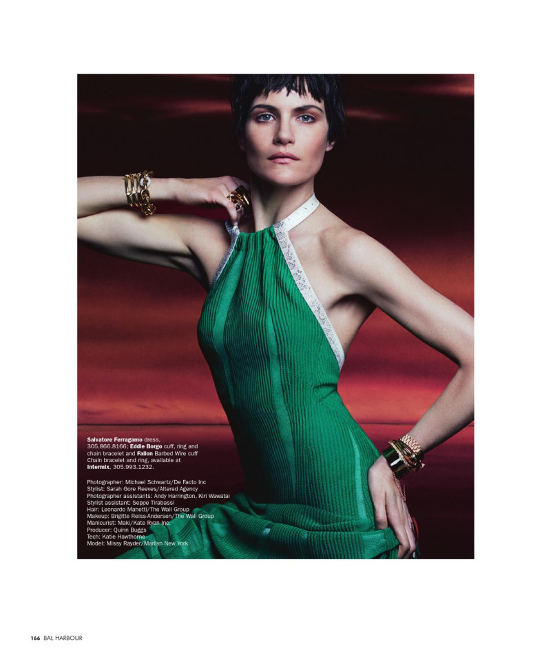 Missy Rayder featured in In Living Color, February 2015