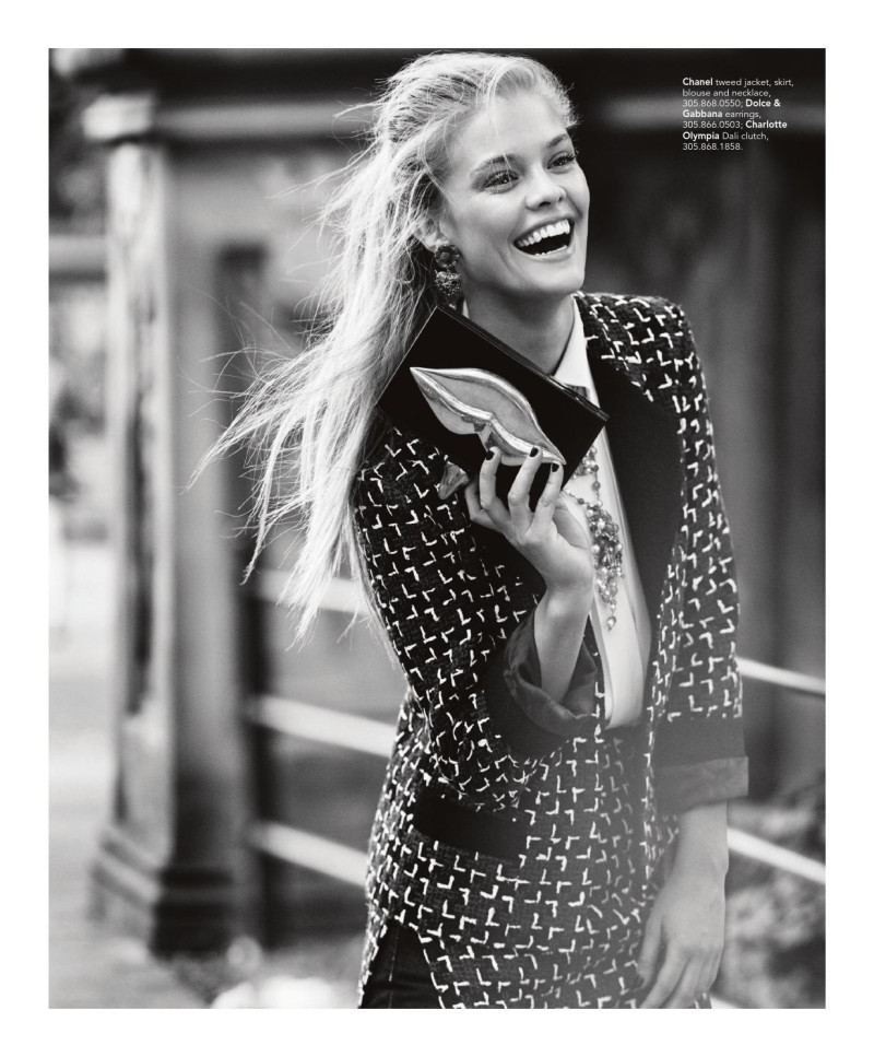 Nina Agdal featured in Wild Child, September 2015