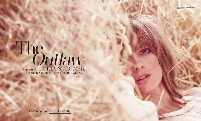 Julia Stegner featured in The Outlaw, February 2016