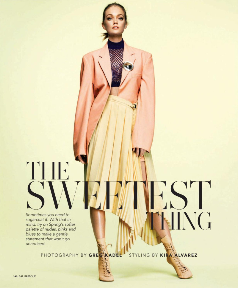 Lindsay Ellingson featured in The Sweetes Thing, February 2018