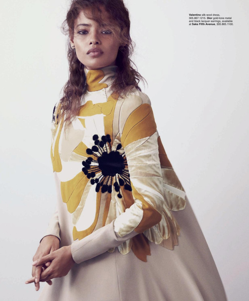 Malaika Firth featured in Flower Power, January 2018