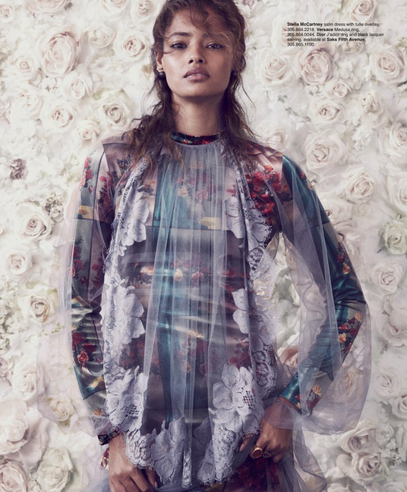 Malaika Firth featured in Flower Power, January 2018