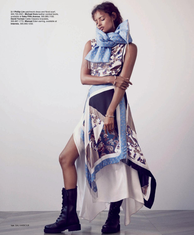 Malaika Firth featured in Flower Power, January 2018