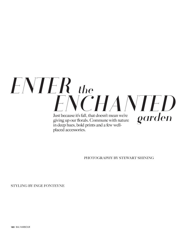 Maia Cotton featured in Enter The Enchanted Garden, September 2019