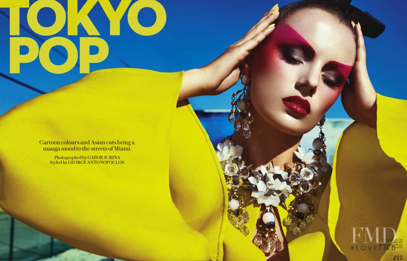 Karina Gubanova featured in Tokyo Pop, April 2013