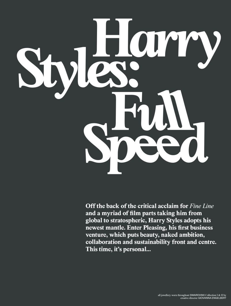 Harry Styles: Full Speed, December 2021