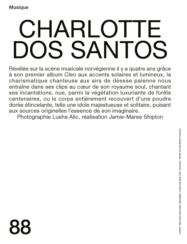 Charlotte Dos Santos, October 2021