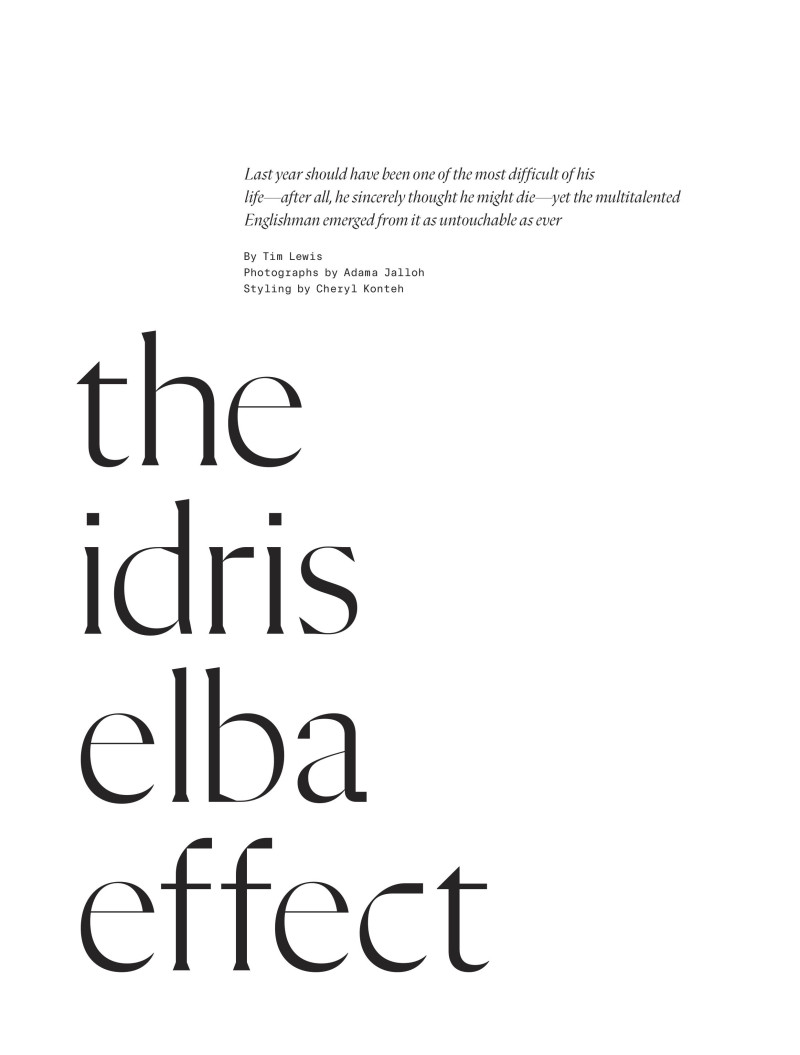 The Idris Elba Effect, October 2021