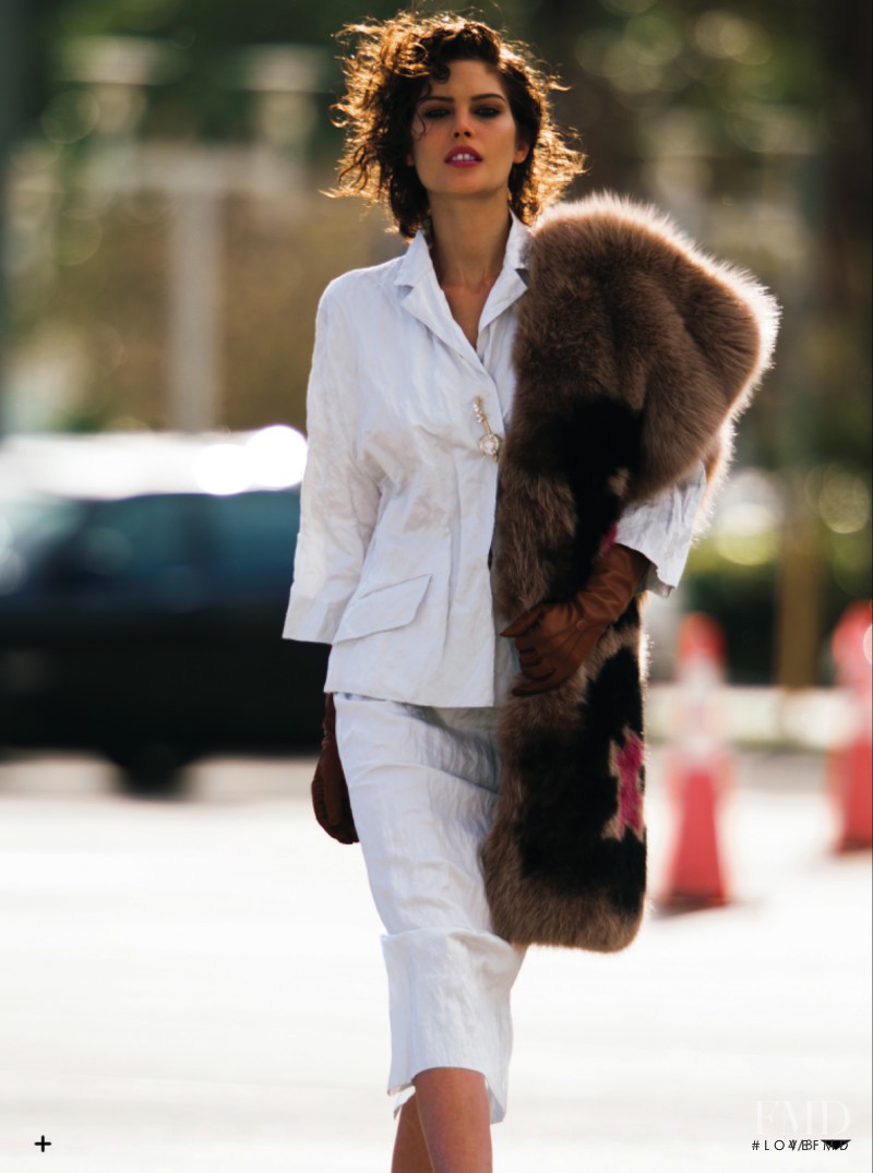 Catherine McNeil featured in Fur In The Sun, May 2013