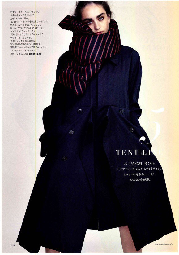 Alisha Nesvat featured in How To Wear Best Overcoat, September 2016