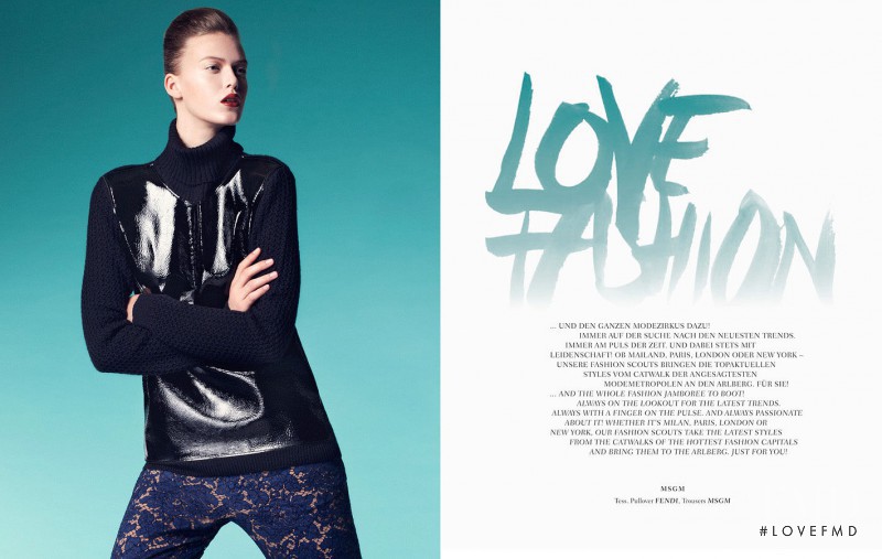 Tess Hellfeuer featured in Love Fashion, November 2012