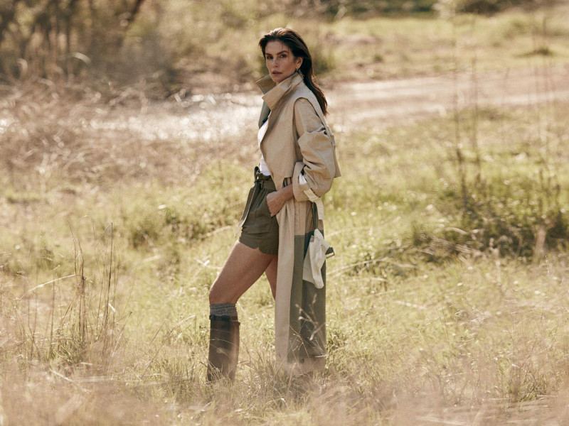 Cindy Crawford featured in Super Natural, March 2019