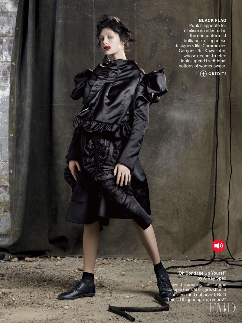 Edie Campbell featured in Rebel Yell , May 2013