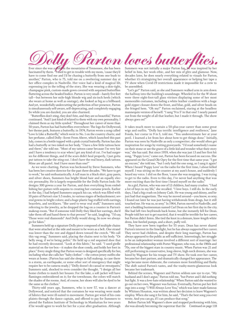 Good Golly, It\'s Dolly!, October 2021