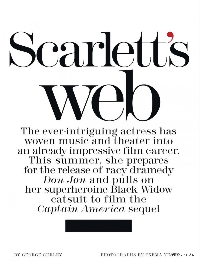 Scarlett\'s Web, May 2013