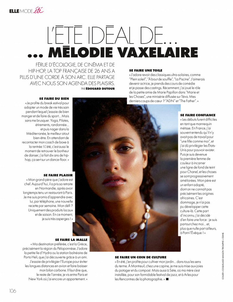 Melodie Vaxelaire featured in L\'or D\'été, July 2021