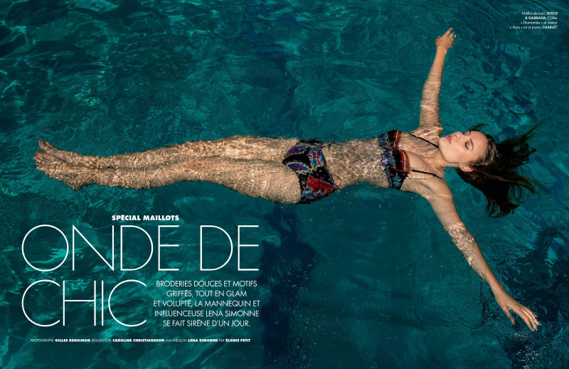 Lena Simonne featured in Onde De Chic, June 2021