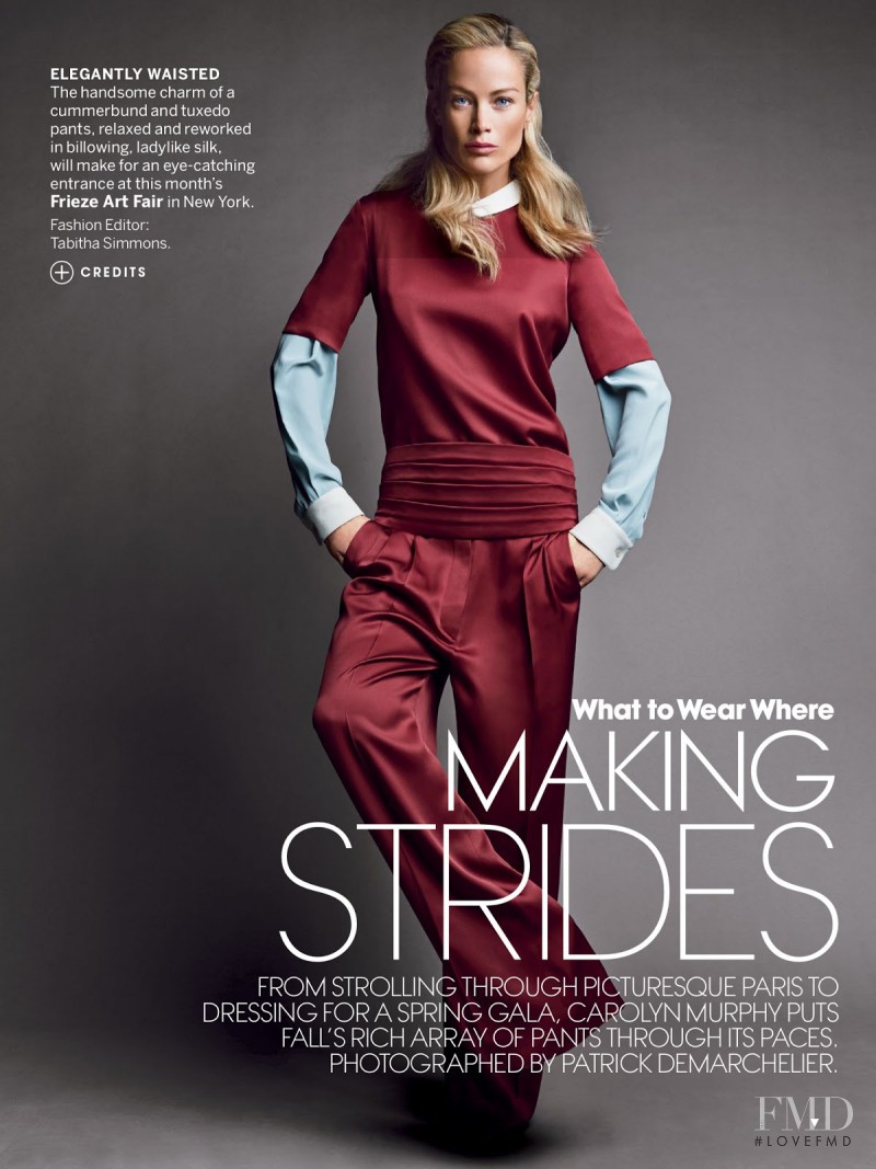 Carolyn Murphy featured in Miking Strides, May 2013