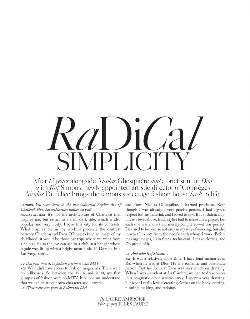 Ivana Trivic featured in Radical Simplicity, June 2021