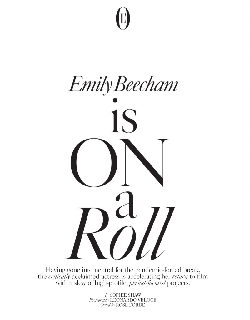 Emily Beecham Is On A Roll, June 2021