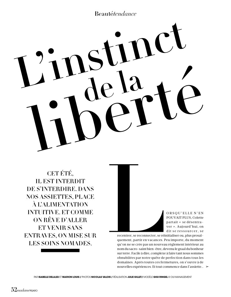 L\'instinct De La Liberté, July 2021