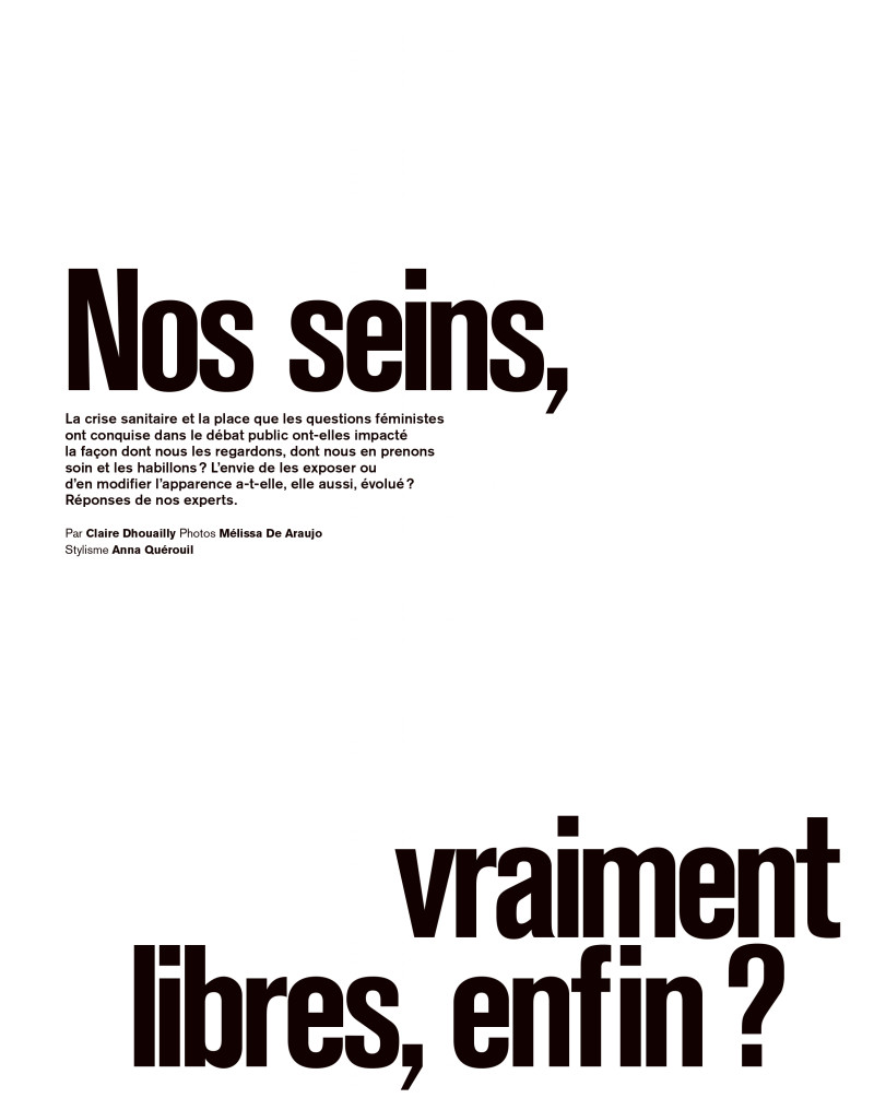 Olivia Weile Ottosen featured in Nos Seins Vraiment Libres, Enfin?, July 2021