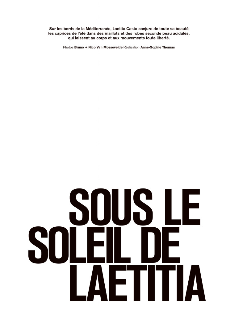 Laetitia Casta featured in Sous Le Soleil De Laetitia, September 2021