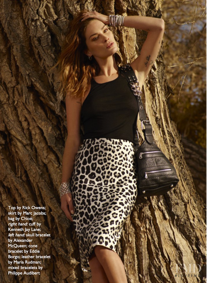 Erin Wasson featured in Born Free, April 2013