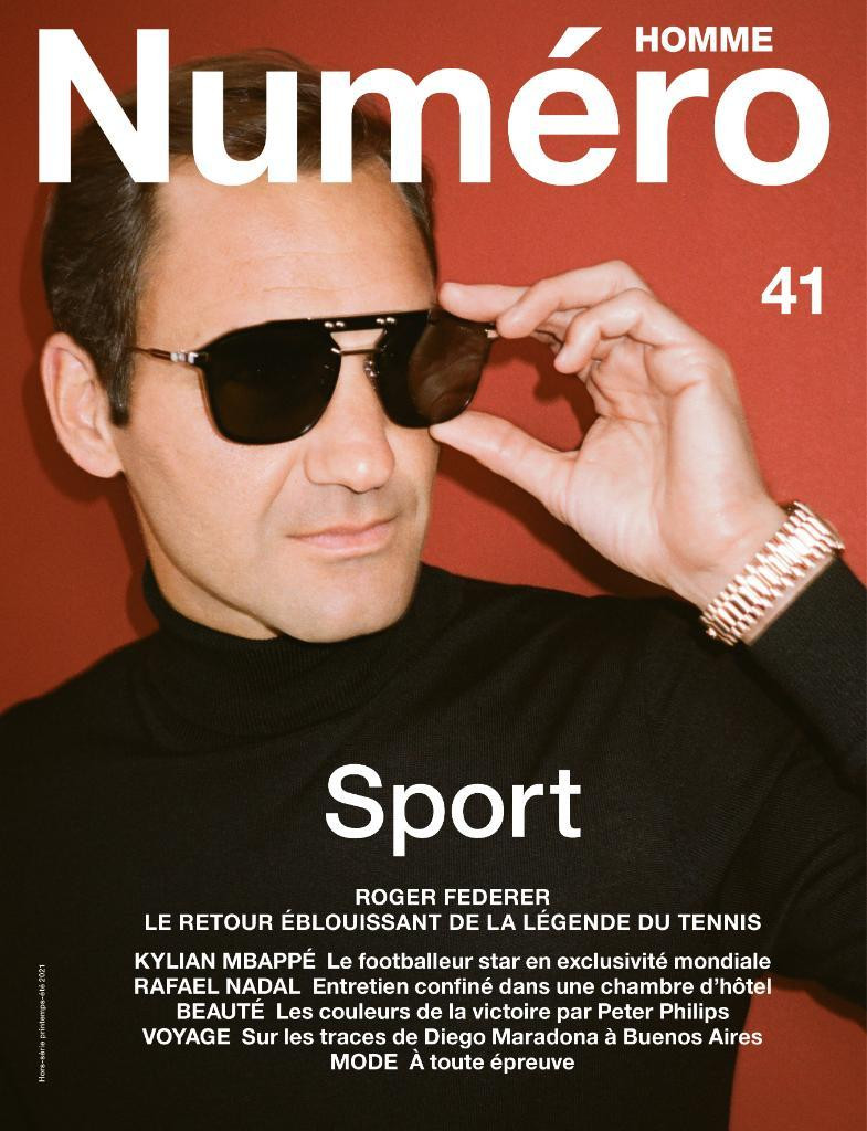 Roger Federer, March 2021