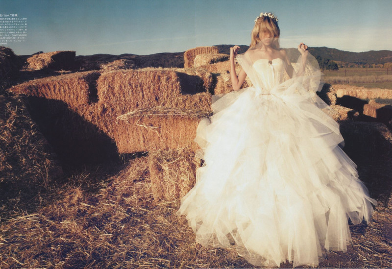 Anja Rubik featured in The Farmer Daughter, March 2010