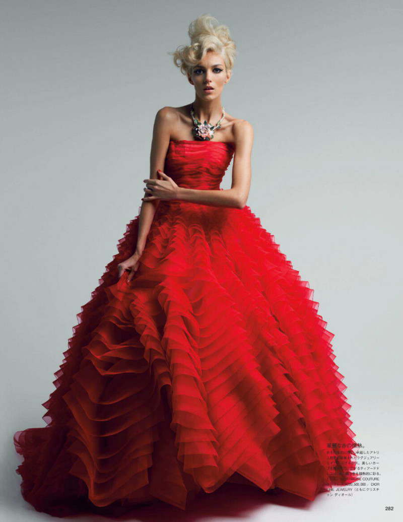 Anja Rubik featured in Couture to Adore, May 2012