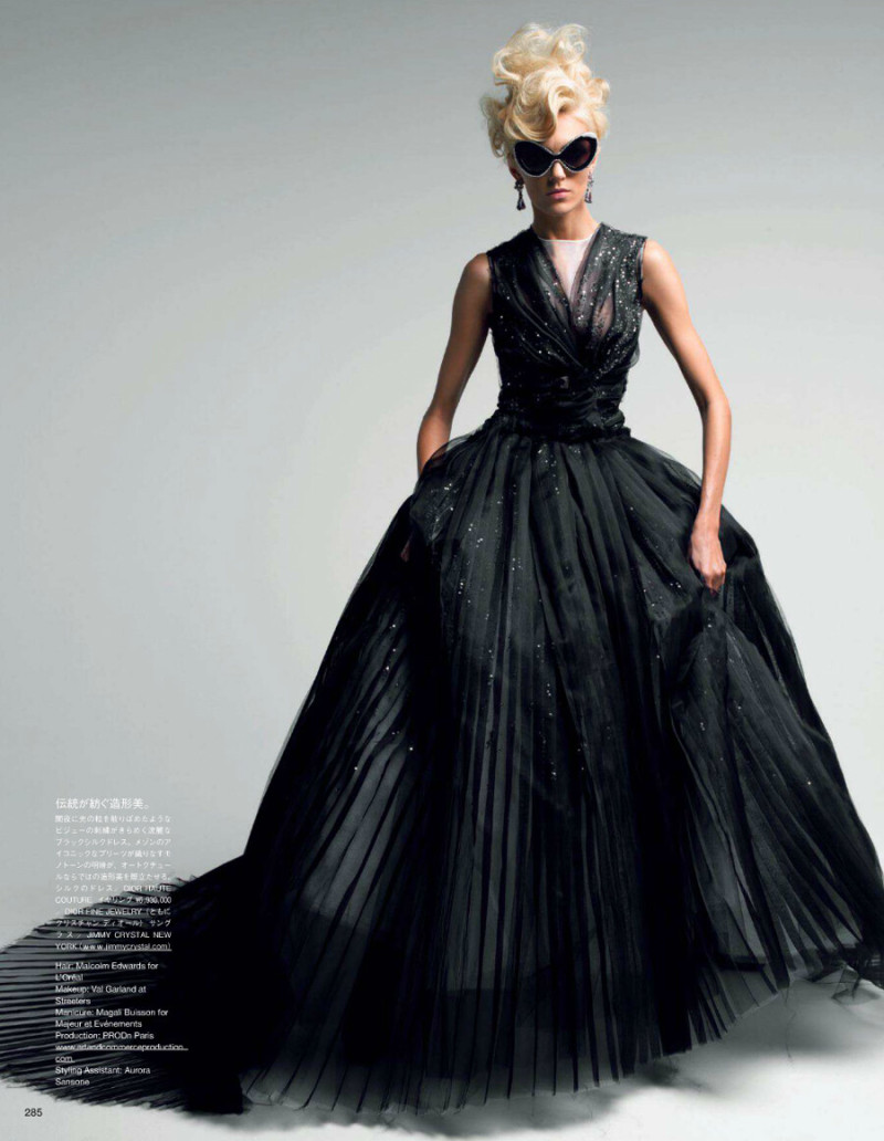 Anja Rubik featured in Couture to Adore, May 2012