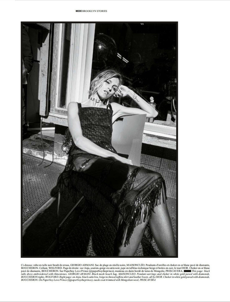 Anja Rubik featured in Brooklyn stories, November 2022